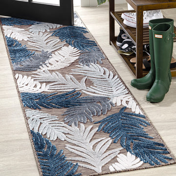 Montego High-low Tropical Palm Indoor/Outdoor Area Rug